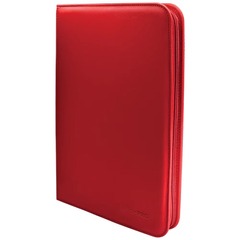 Vivid Red 9-Pocket Zippered PRO-Binder